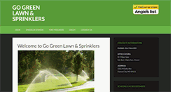 Desktop Screenshot of gogreensprinklers.com